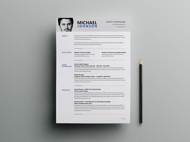 the muse free resume templates